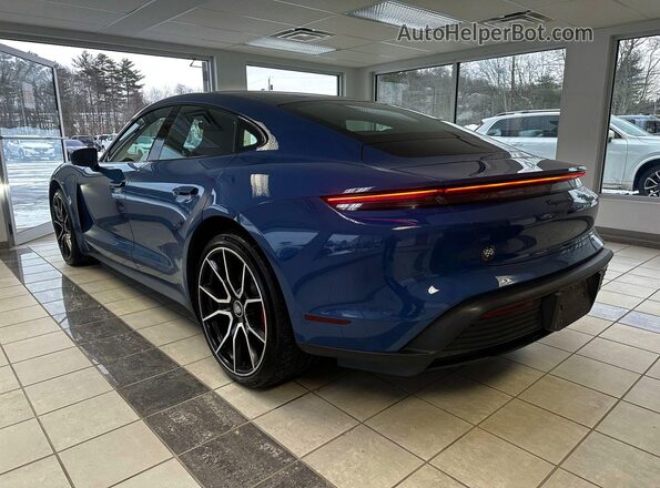 WP0AB2Y15NSA45523 2022 PORSCHE TAYCAN Blue Rear right