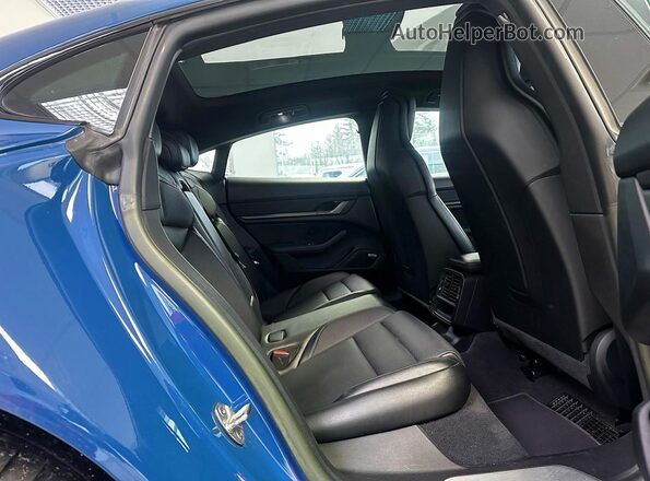 WP0AB2Y15NSA45523 2022 PORSCHE TAYCAN Blue Rear view
