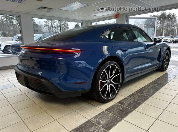 WP0AB2Y15NSA45523 2022 PORSCHE TAYCAN Blue Front right
