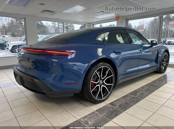 WP0AB2Y15NSA45523 2022 PORSCHE TAYCAN Blue Trasero derecho