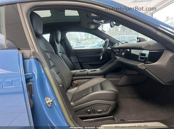 WP0AB2Y15NSA45523 2022 PORSCHE TAYCAN Blue Vista interior delantera