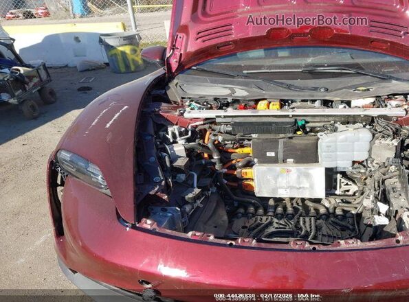 WP0AB2Y16NSA45160 2022 PORSCHE TAYCAN Maroon Vista trasera