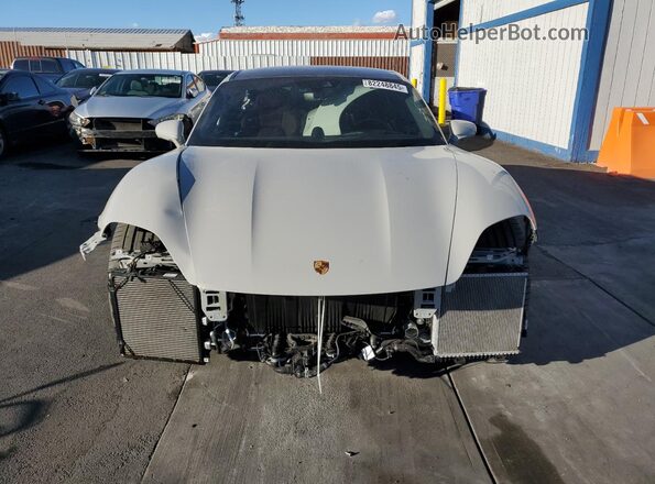 WP0AB2Y17NSA44356 2022 PORSCHE TAYCAN Silver Vista frontal