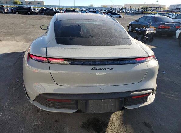 WP0AB2Y17NSA44356 2022 PORSCHE TAYCAN Silver Vista trasera