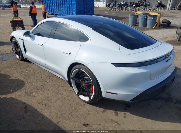 WP0AB2Y18LSA53807 2020 PORSCHE TAYCAN White Հետևի ձախ