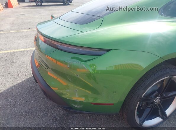 WP0AB2Y1XLSA52545 2020 PORSCHE TAYCAN Green Tył prawy