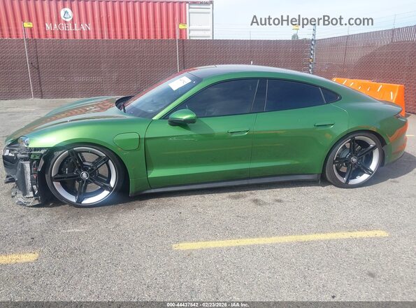 WP0AB2Y1XLSA52545 2020 PORSCHE TAYCAN Green 