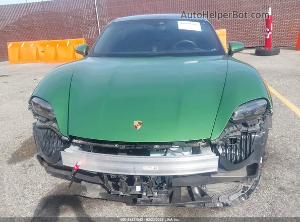 WP0AB2Y1XLSA52545 2020 PORSCHE TAYCAN Green Widok wnętrza z tyłu