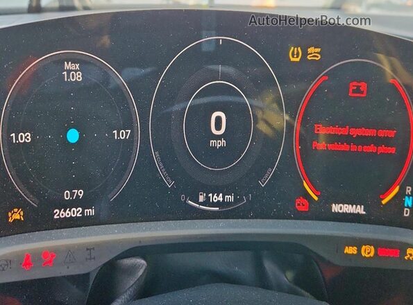 WP0AB2Y1XPSA36111 2023 PORSCHE TAYCAN Gray Widok zestawu wskaźników