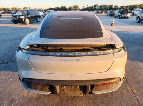 WP0AB2Y1XPSA36111 2023 PORSCHE TAYCAN Gray Widok z tyłu