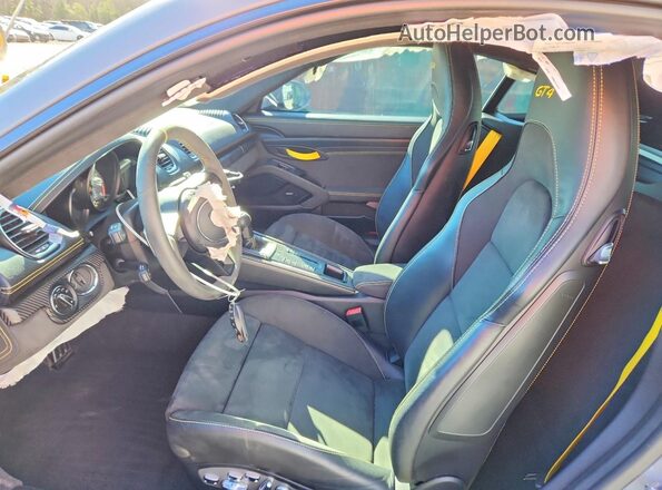 WP0AC2A81PS275497 2023 PORSCHE CAYMAN Gray Widok wnętrza z przodu