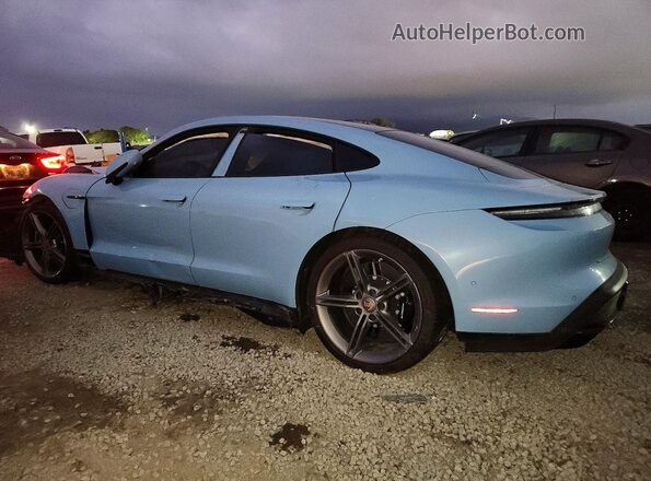 WP0AC2Y15PSA52245 2023 PORSCHE TAYCAN Синий Задняя левая четверть