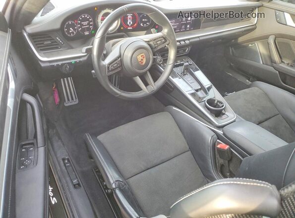 WP0AD2A90PS258485 2023 PORSCHE 911 Green Առջևի վահանակի տեսք
