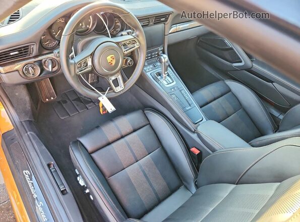 WP0AD2A99JS156951 2018 PORSCHE 911 Orange Dashboard view
