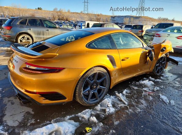 WP0AD2A99JS156951 2018 PORSCHE 911 Orange Rear right