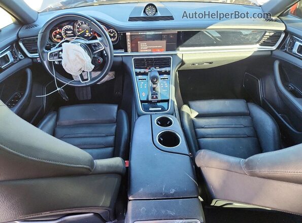 WP0AE2A76KL123283 2019 PORSCHE PANAMERA Gray Widok deski rozdzielczej