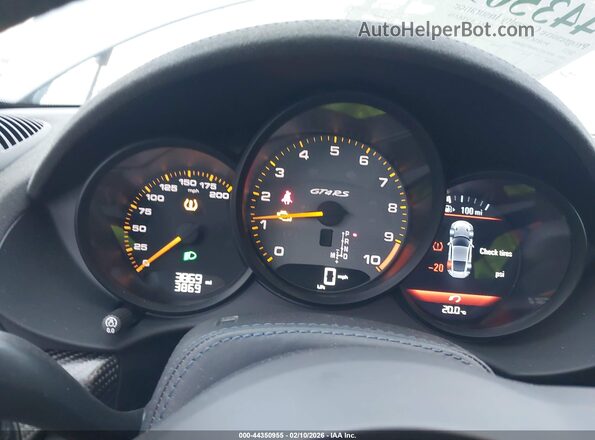 WP0AE2A89PS280800 2023 PORSCHE CAYMAN Light Blue Вид задних сидений
