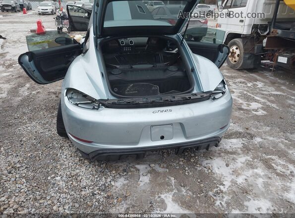 WP0AE2A89PS280800 2023 PORSCHE CAYMAN Light Blue Вид спереди