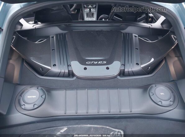 WP0AE2A89PS280800 2023 PORSCHE CAYMAN Light Blue Вид сзади