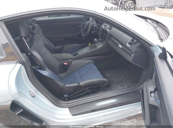 WP0AE2A89PS280800 2023 PORSCHE CAYMAN Light Blue Вид наклейки с VIN-кодом