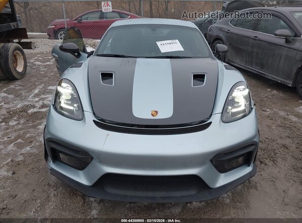 WP0AE2A89PS280800 2023 PORSCHE CAYMAN Light Blue Вид задней части салона