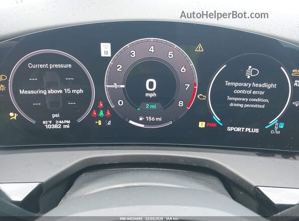 WP0AE2YA1SL045772 2025 PORSCHE PANAMERA Light Blue Вид задних сидений