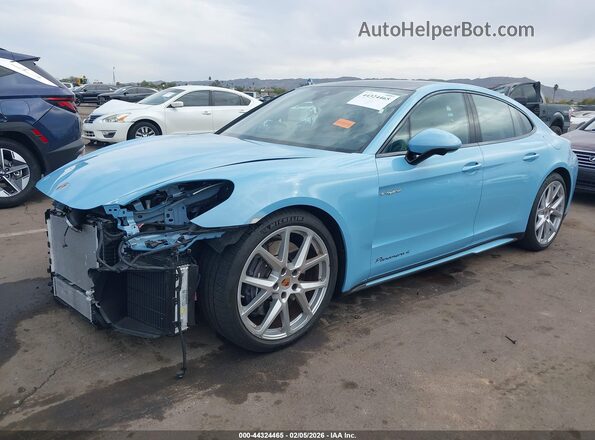 WP0AE2YA1SL045772 2025 PORSCHE PANAMERA Light Blue Передняя левая четверть