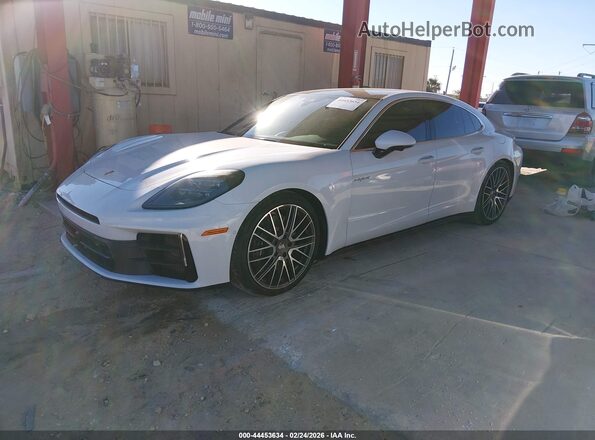 WP0AE2YA3SL045059 2025 PORSCHE PANAMERA White წინა მარცხენა ხედი სამი მეოთხედიდან
