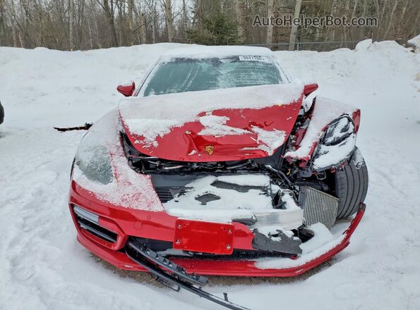 WP0AK2A76PL132050 2023 PORSCHE PANAMERA Красный Вид спереди