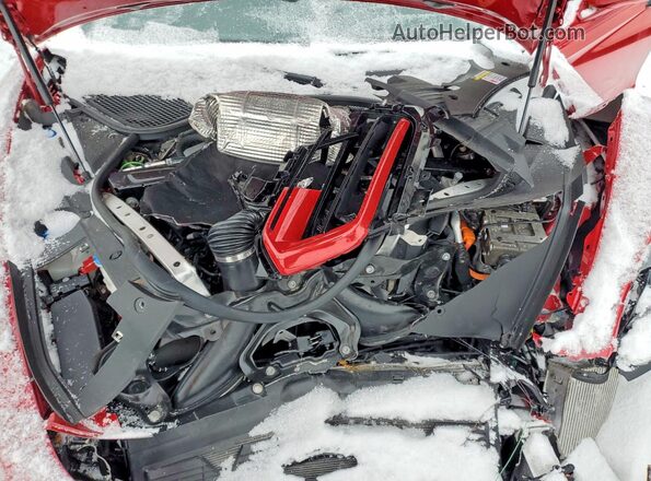 WP0AK2A76PL132050 2023 PORSCHE PANAMERA Красный Вид задней части салона