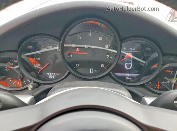 WP0BB2A98JS134997 2018 PORSCHE 911 Silver ხელსაწყოთა პანელის ხედი