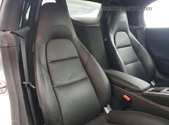 WP0CA2A80HS220216 2017 PORSCHE BOXSTER Серебряный Вид задней части салона