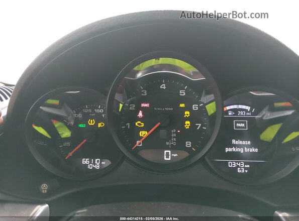 WP0CA2A83HS221005 2017 PORSCHE BOXSTER Turquoise Widok tylnych siedzeń
