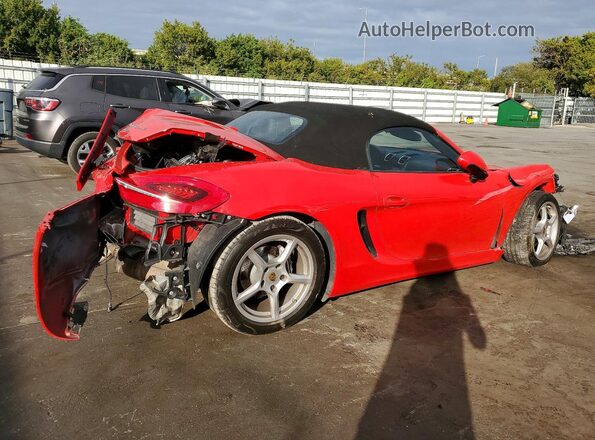 WP0CA2A85GS120546 2016 PORSCHE BOXSTER Red Հետևի աջ