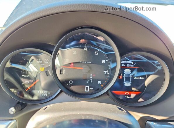 WP0CA2A89MS210729 2021 PORSCHE BOXSTER Black Instrument cluster view