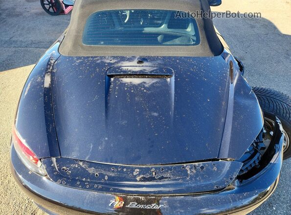 WP0CA2A89MS210729 2021 PORSCHE BOXSTER Black Rear seats view