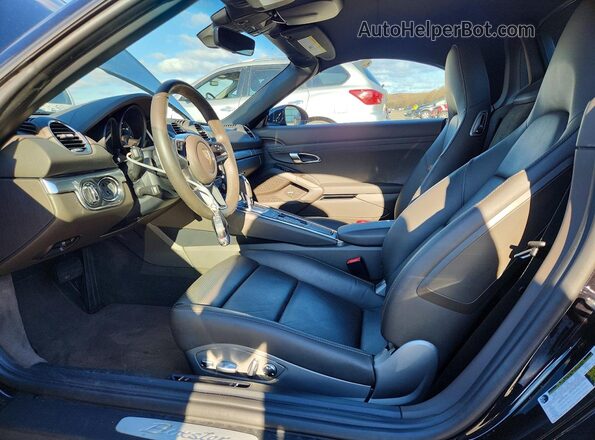 WP0CA2A89MS210729 2021 PORSCHE BOXSTER Black Front interior view