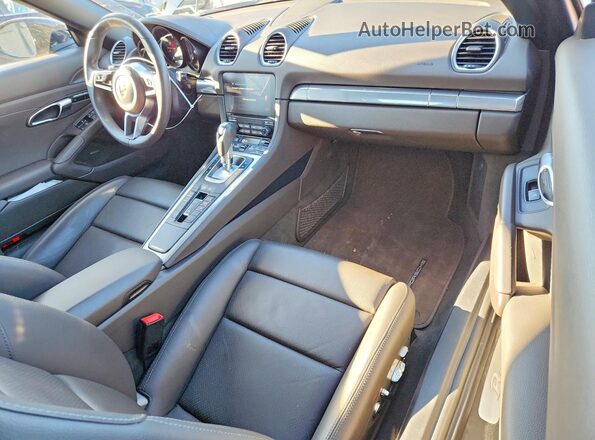 WP0CA2A89MS210729 2021 PORSCHE BOXSTER Black Dashboard view