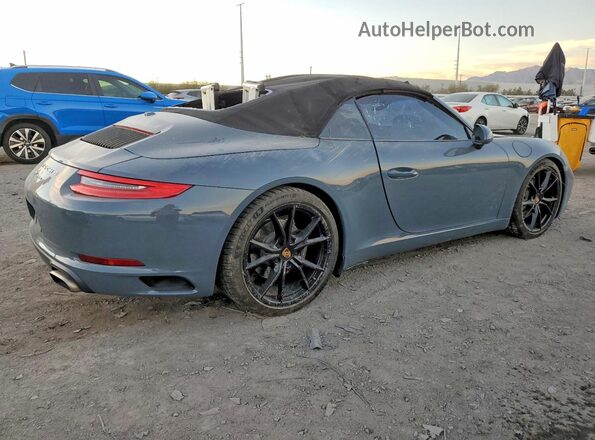 WP0CA2A93HS141955 2017 PORSCHE 911 Серый Задняя правая четверть