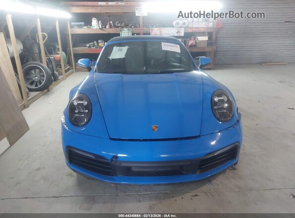 WP0CA2A96PS238050 2023 PORSCHE 911 Blue Widok zestawu wskaźników