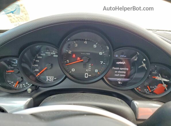 WP0CA2A97HS141599 2017 PORSCHE 911 Серый Вид щитка приборов
