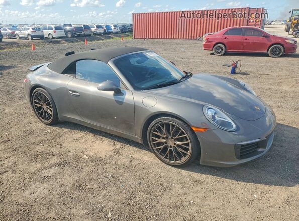 WP0CA2A97HS141599 2017 PORSCHE 911 Серый Передняя правая четверть