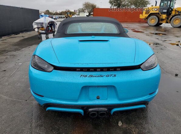 WP0CB2A80KS228658 2019 PORSCHE BOXSTER Blue Rear view