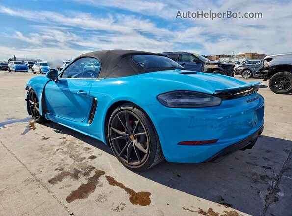 WP0CB2A86KS228258 2019 PORSCHE BOXSTER Blue Rear left