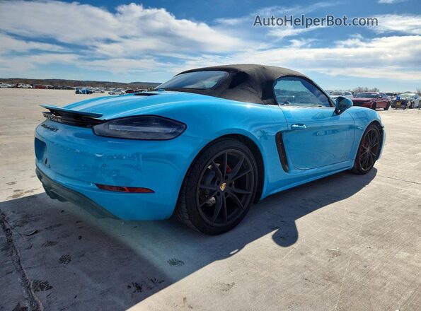 WP0CB2A86KS228258 2019 PORSCHE BOXSTER Blue Rear right