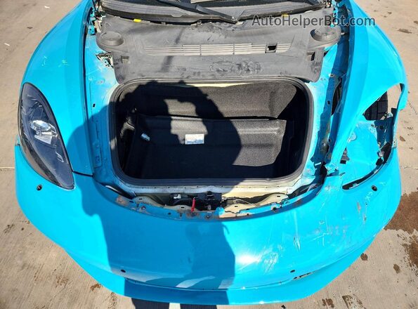 WP0CB2A86KS228258 2019 PORSCHE BOXSTER Blue Rear interior view