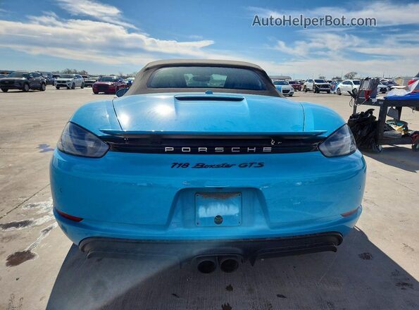 WP0CB2A86KS228258 2019 PORSCHE BOXSTER Blue Rear view
