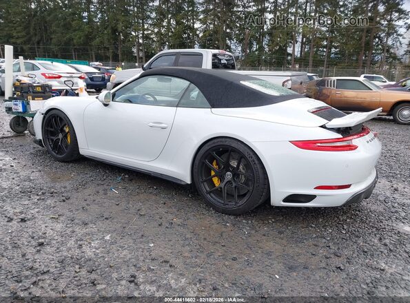 WP0CB2A93JS147239 2018 PORSCHE 911 White Հետևի ձախ