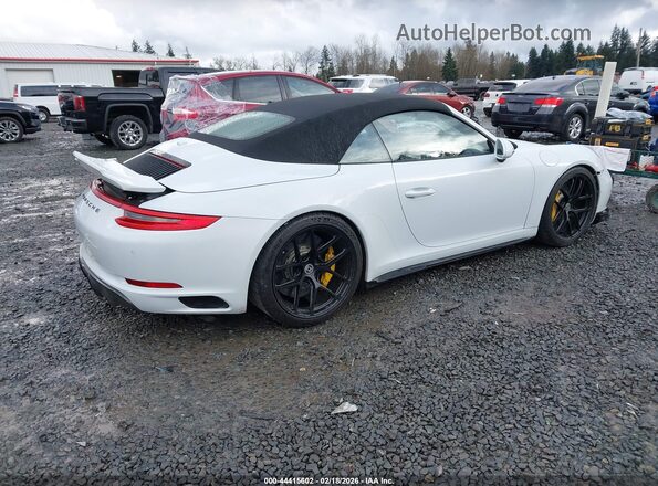 WP0CB2A93JS147239 2018 PORSCHE 911 White Հետևի աջ
