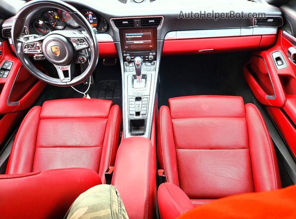 WP0CB2A94HS154209 2017 PORSCHE 911 Gray Widok deski rozdzielczej